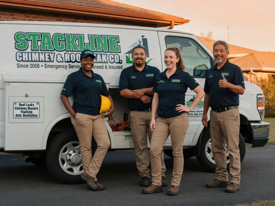 Chimney flashing repair company in Central, SC